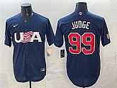 Men's USA #99 Aaron Judge 2023 Navy World Baseball Classic Stitched Jersey Dzhi,baseball caps,new era cap wholesale,wholesale hats
