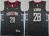 Men's Houston Rockets #28 Alperen Sengun Black Statement Edition Stitched Jersey,baseball caps,new era cap wholesale,wholesale hats