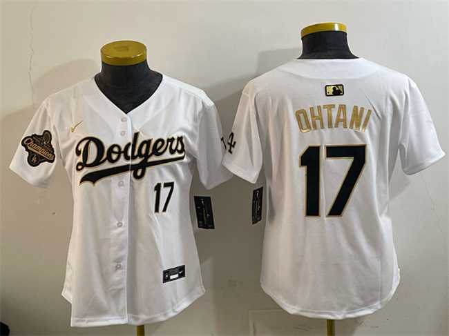 Youth Los Angeles Dodgers #17 Shohei Ohtani White Gold 2025 World Series Champions Patch Limited Stitched Jersey Dzhi,We sell and wholesale Youth Los Angeles Dodgers #17 Shohei Ohtani White Gold 2025 World Series Champions Patch Limited Stitched Jersey Dzhi on line form chian!