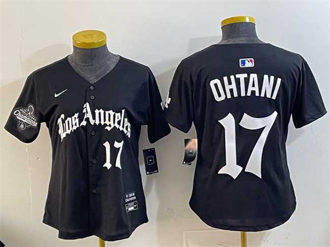 Youth Los Angeles Dodgers #17 Shohei Ohtani Black 2025 World Series Champions LA Gothic Edition Limited Stitched Jersey Dzhi,We sell and wholesale Youth Los Angeles Dodgers #17 Shohei Ohtani Black 2025 World Series Champions LA Gothic Edition Limited Stitched Jersey Dzhi on line form chian!