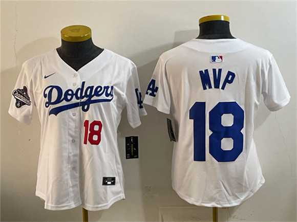 Youth Los Angeles Dodgers #18 MVP White 2025 World Series Champions Patch Limited Stitched Jersey Dzhi,We sell and wholesale Youth Los Angeles Dodgers #18 MVP White 2025 World Series Champions Patch Limited Stitched Jersey Dzhi on line form chian!