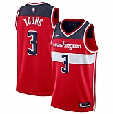 Men's Washington Wizards #3 Trae Young Red Icon Edition Stitched Jersey Dzhi,baseball caps,new era cap wholesale,wholesale hats
