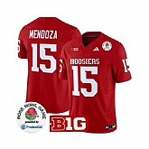 Men's Indiana Hoosiers #15 Fernando Mendoza 2025 F.U.S.E. Rose Bowl Red Stitched Jersey Dzhi,baseball caps,new era cap wholesale,wholesale hats