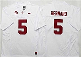 Men's Alabama Crimson Tide #5 Germie Bernard White F.U.S.E Stitched Jersey,baseball caps,new era cap wholesale,wholesale hats