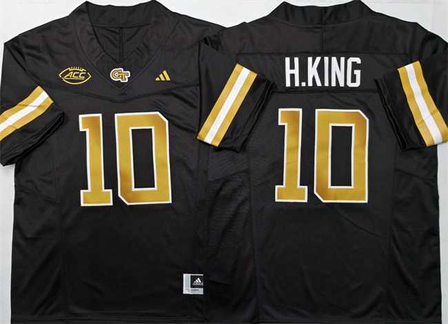 Men's Georgia Tech Yellow Jackets #10 Haynes King Black F.U.S.E. Limited Stitched Jersey,We sell and wholesale Men's Georgia Tech Yellow Jackets #10 Haynes King Black F.U.S.E. Limited Stitched Jersey on line form chian!