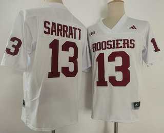 Men's Indiana Hoosiers #13 Elijah Sarratt Limited White FUSE College Jersey,We sell and wholesale Men's Indiana Hoosiers #13 Elijah Sarratt Limited White FUSE College Jersey on line form chian!
