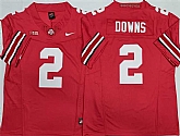 Men's Ohio State Buckeyes #2 Caleb Downs Red 2025 F.U.S.E. Limited Stitched Jersey,baseball caps,new era cap wholesale,wholesale hats