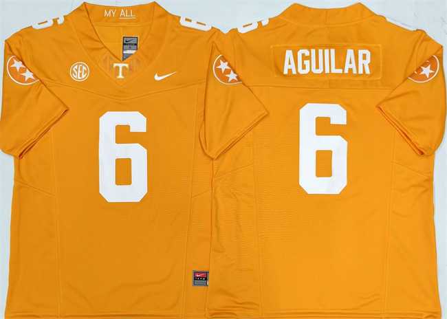 Men's Tennessee Volunteers #6 Joey Aguilar Orange 2025 F.U.S.E. Stitched Jersey,We sell and wholesale Men's Tennessee Volunteers #6 Joey Aguilar Orange 2025 F.U.S.E. Stitched Jersey on line form chian!