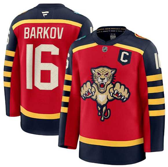 Men's Florida Panthers #16 Aleksander Barkov Red 2026 With C Patch Winter Classic Stitched Hockey Jersey Dzhi,We sell and wholesale Men's Florida Panthers #16 Aleksander Barkov Red 2026 With C Patch Winter Classic Stitched Hockey Jersey Dzhi on line form chian!