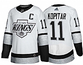 Men's Los Angeles Kings #11 Anze Kopitar White Throwback Stitched Jersey Dzhi,baseball caps,new era cap wholesale,wholesale hats