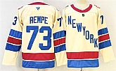 Men's New York Rangers #73 Matt Rempe Beige 2025-26 Winter Classic With A Patch Stitched Hockey Jersey,baseball caps,new era cap wholesale,wholesale hats