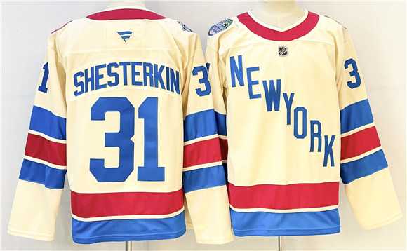 Men's New York Rangers #31 Igor Shesterkin Beige 2025-26 Winter Classic Stitched Hockey,We sell and wholesale Men's New York Rangers #31 Igor Shesterkin Beige 2025-26 Winter Classic Stitched Hockey on line form chian!