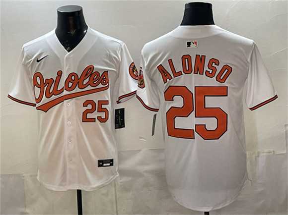 Men's Baltimore Orioles #25 Pete Alonso White 2025 Home Limited Stitched Jersey,We sell and wholesale Men's Baltimore Orioles #25 Pete Alonso White 2025 Home Limited Stitched Jersey on line form chian!