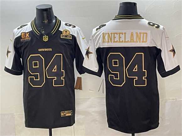 Men's Dallas Cowboys #94 Marshawn Kneeland Black Gold 2025 F.U.S.E. With 5x Super Bowl Champions & Established In 1960 Patch Vapor Limited Stitched Jersey1,We sell and wholesale Men's Dallas Cowboys #94 Marshawn Kneeland Black Gold 2025 F.U.S.E. With 5x Super Bowl Champions & Established In 1960 Patch Vapor Limited Stitched Jersey1 on line form chian!