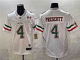 Men's Dallas Cowboys #4 Dak Prescott 2024 Mexico White F.U.S.E. Stitched Jersey,baseball caps,new era cap wholesale,wholesale hats