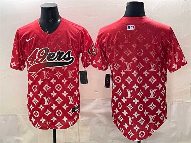 Men's San Francisco 49ers Blank Red Limited Stitched Baseball Jersey,We sell and wholesale Men's San Francisco 49ers Blank Red Limited Stitched Baseball Jersey on line form chian!