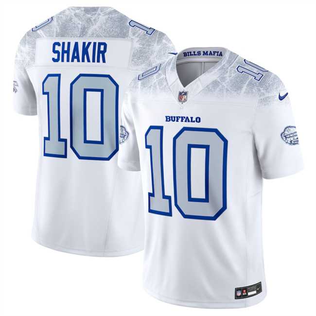 Youth Buffalo Bills #10 Khalil Shakir White 2025 F.U.S.E. 'Rivalries' Vapor Untouchable Stitched Jersey Dzhi,We sell and wholesale Youth Buffalo Bills #10 Khalil Shakir White 2025 F.U.S.E. 'Rivalries' Vapor Untouchable Stitched Jersey Dzhi on line form chian!
