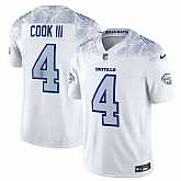 Youth Buffalo Bills #4 James Cook III White 2025 F.U.S.E. 'Rivalries' Vapor Untouchable Stitched Jersey Dzhi,baseball caps,new era cap wholesale,wholesale hats