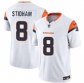 Men's Denver Broncos #8 Jarrett Stidham White 2025 F.U.S.E. Vapor Limited Stitched Jersey,baseball caps,new era cap wholesale,wholesale hats