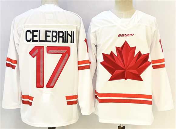 Men's Canada Hockey #17 Macklin Celebrini White Stitched Jersey,We sell and wholesale Men's Canada Hockey #17 Macklin Celebrini White Stitched Jersey on line form chian!