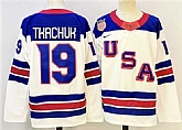 Men's USA #19 Matthew Tkachuk White 2025-2026 Stitched Jersey,baseball caps,new era cap wholesale,wholesale hats