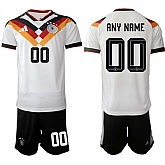 Men's Germany Custom White 2025-26 Home Soccer Jersey Suit,baseball caps,new era cap wholesale,wholesale hats