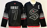 Men's Seattle Kraken #7 Jordan Eberle Black 2026 Alternate Stitched Hockey Jersey,baseball caps,new era cap wholesale,wholesale hats