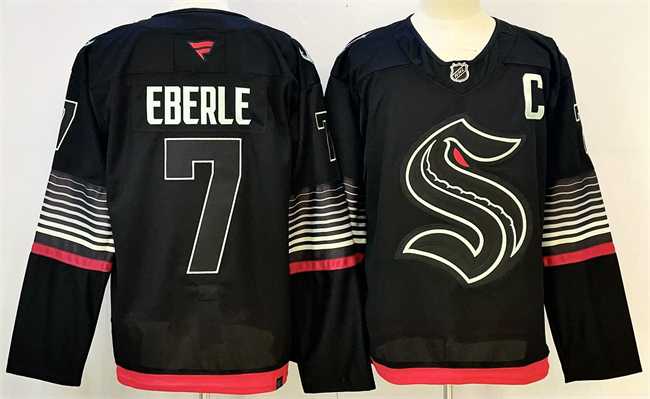 Men's Seattle Kraken #7 Jordan Eberle Black 2026 Alternate Stitched Hockey Jersey,We sell and wholesale Men's Seattle Kraken #7 Jordan Eberle Black 2026 Alternate Stitched Hockey Jersey on line form chian!