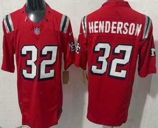 Men's New England Patriots #32 TreVeyon Henderson Limited Red Rivalries FUSE Vapor Stitched Jersey,We sell and wholesale Men's New England Patriots #32 TreVeyon Henderson Limited Red Rivalries FUSE Vapor Stitched Jersey on line form chian!