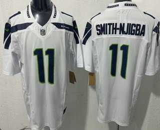 Men's Seattle Seahawks #11 Jaxon Smith Njigba Limited White FUSE Vapor Stitched Jersey,We sell and wholesale Men's Seattle Seahawks #11 Jaxon Smith Njigba Limited White FUSE Vapor Stitched Jersey on line form chian!