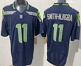 Men's Seattle Seahawks #11 Jaxon Smith Njigba Limited Navy FUSE Vapor Stitched Jersey,baseball caps,new era cap wholesale,wholesale hats