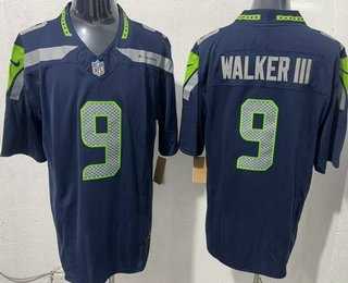 Men's Seattle Seahawks #9 Kenneth Walker III Limited Navy FUSE Vapor Stitched Jerseys,We sell and wholesale Men's Seattle Seahawks #9 Kenneth Walker III Limited Navy FUSE Vapor Stitched Jerseys on line form chian!