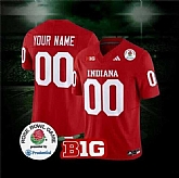 Men's Indiana Hoosiers Active Player Custom 2025 F.U.S.E. Rose Bowl Red Stitched Jersey,baseball caps,new era cap wholesale,wholesale hats
