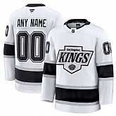 Men's Los Angeles Kings Custom White 2024-25 Away Stitched Hockey Jersey,baseball caps,new era cap wholesale,wholesale hats