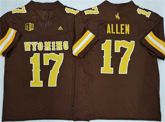 Men's Wyoming Cowboys #17 Josh Allen Brown 2026 F.U.S.E. Stitched College Jersey,We sell and wholesale Men's Wyoming Cowboys #17 Josh Allen Brown 2026 F.U.S.E. Stitched College Jersey on line form chian!