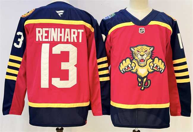 Men's Florida Panthers #13 Sam Reinhart Red 2026-2026 Winter Classic Stitched Hockey Jersey,We sell and wholesale Men's Florida Panthers #13 Sam Reinhart Red 2026-2026 Winter Classic Stitched Hockey Jersey on line form chian!