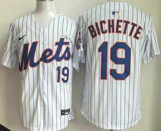 Men's New York Mets #19 Bo Bichette White Limited Jersey,We sell and wholesale Men's New York Mets #19 Bo Bichette White Limited Jersey on line form chian!