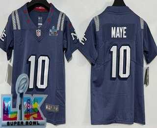 Youth New England Patriots #10 Drake Maye Limited Gray Rivalries Super Bowl LX Vapor Jersey,We sell and wholesale Youth New England Patriots #10 Drake Maye Limited Gray Rivalries Super Bowl LX Vapor Jersey on line form chian!