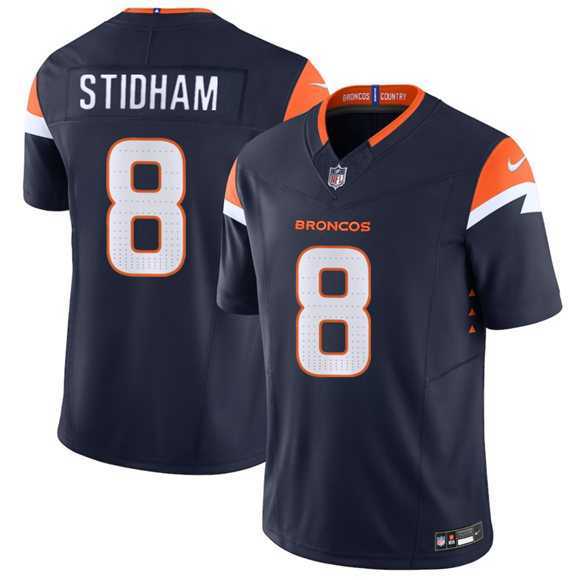 Men's Denver Broncos #8 Jarrett Stidham Navy 2025 F.U.S.E. Vapor Limited Stitched Jersey Dzhi,We sell and wholesale Men's Denver Broncos #8 Jarrett Stidham Navy 2025 F.U.S.E. Vapor Limited Stitched Jersey Dzhi on line form chian!