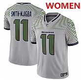 Women's Seattle Seahawks #11 Jaxon Smith Gray 2025 F.U.S.E. 'Rivalries' Vapor Limited Stitched Jersey Dzhi,baseball caps,new era cap wholesale,wholesale hats