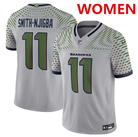 Women's Seattle Seahawks #11 Jaxon Smith Gray 2025 F.U.S.E. 'Rivalries' Vapor Limited Stitched Jersey Dzhi,We sell and wholesale Women's Seattle Seahawks #11 Jaxon Smith Gray 2025 F.U.S.E. 'Rivalries' Vapor Limited Stitched Jersey Dzhi on line form chian!
