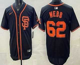 Men's San Francisco Giants #62 Logan Webb Black Limited Jersey,We sell and wholesale Men's San Francisco Giants #62 Logan Webb Black Limited Jersey on line form chian!