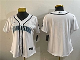Youth Seattle Mariners Blank White Cool Base Stitched Jersey,baseball caps,new era cap wholesale,wholesale hats