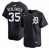 Men's Detroit Tigers #35 Justin Verlander Black 2026 Limited Stitched Jersey Dzhi,baseball caps,new era cap wholesale,wholesale hats