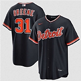 Men's Detroit Tigers #31 Riley Greene Navy Alternate Stitched Jersey Dzhi,baseball caps,new era cap wholesale,wholesale hats