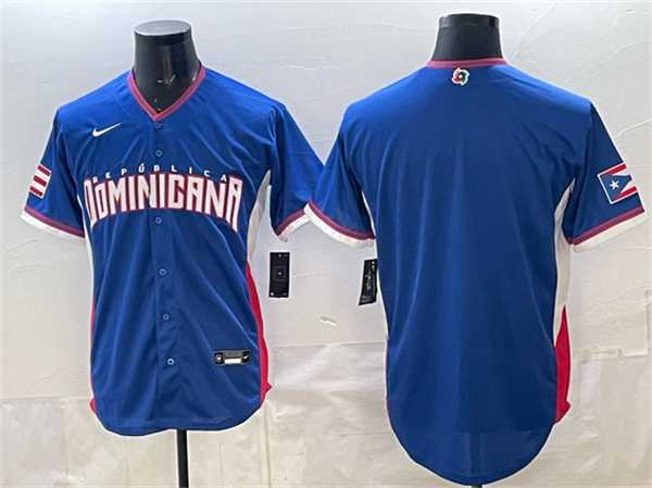 Men's Dominican Republic Baseball Blank Royal 2026 World Baseball Classic Stadium Stitched Jersey,We sell and wholesale Men's Dominican Republic Baseball Blank Royal 2026 World Baseball Classic Stadium Stitched Jersey on line form chian!
