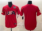Men's USA Baseball Blank Red 2026 World Baseball Classic United States 250th Anniversary Patch Stadium Stitched Jersey,baseball caps,new era cap wholesale,wholesale hats