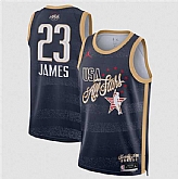 Men's 2026 All-Star #23 LeBron James Navy Stitched Basketball Printing Jersey,baseball caps,new era cap wholesale,wholesale hats