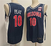 Men's Arizona Wildcats #10 Koa Peat Navy Stitched Jersey,baseball caps,new era cap wholesale,wholesale hats