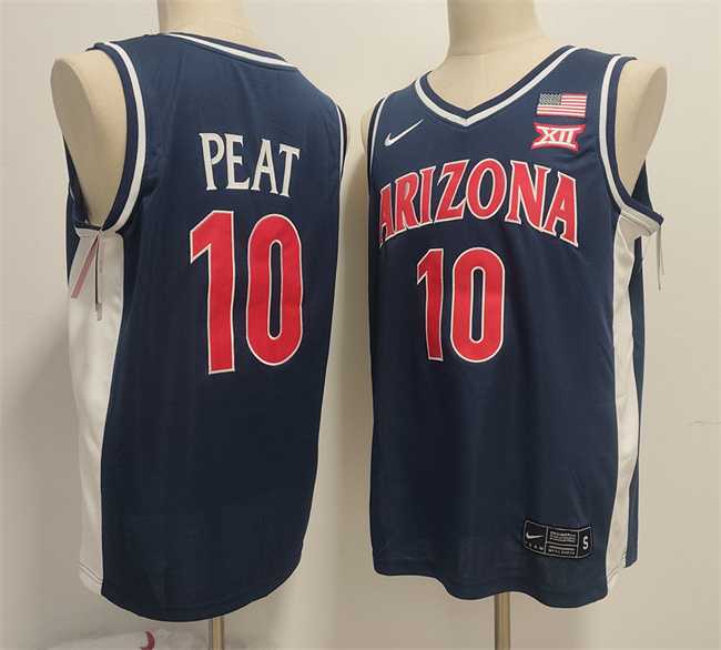 Men's Arizona Wildcats #10 Koa Peat Navy Stitched Jersey,We sell and wholesale Men's Arizona Wildcats #10 Koa Peat Navy Stitched Jersey on line form chian!